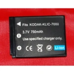 Bateria compatible Kodak KLIC-7000 per a càmeres digitals i videocàmeres