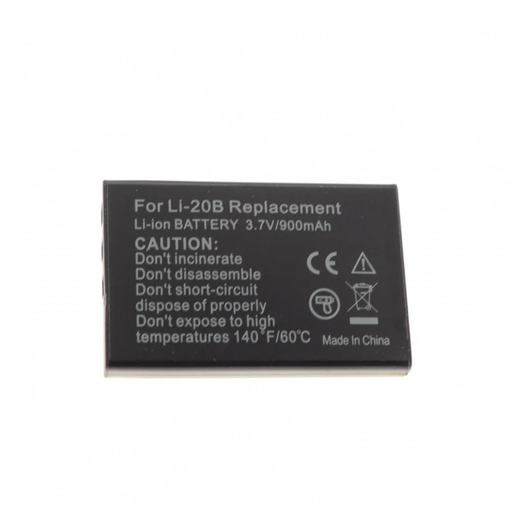 Batería compatible LI-20B para cámaras digitales Panasonic, Olympus y más