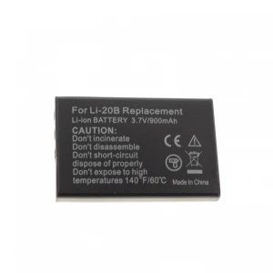 Batería compatible LI-20B para cámaras digitales Panasonic, Olympus y más
