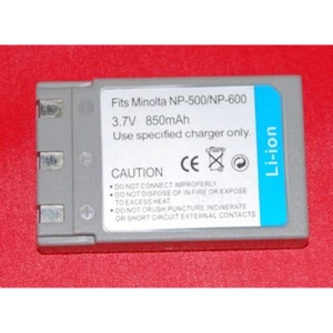 Bateria compatible Minolta NP500 i NP600 - recanvi Li-Ion 3.7V 850mAh