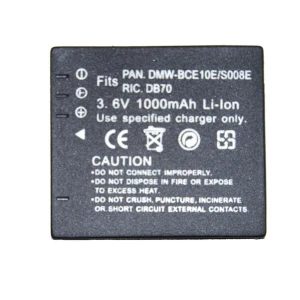 Bateria compatible Panasonic CGA-008E/BCE10E per a càmeres digitals Panasonic