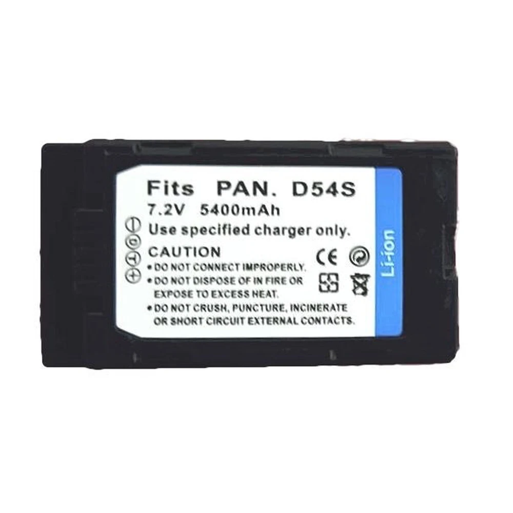 Bateria compatible Panasonic CGP-D54 7.2V 5400mAh per a càmeres Panasonic