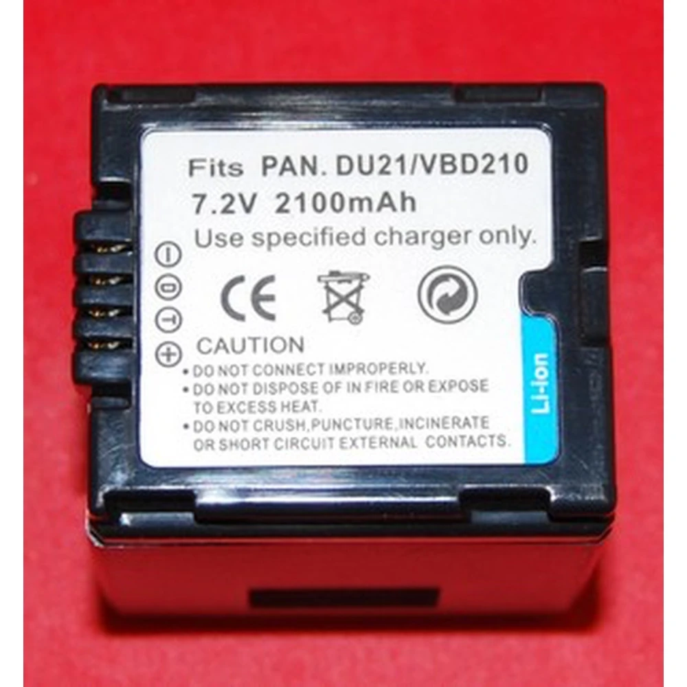 Bateria compatible Panasonic DU21 VBD210 per a càmeres digitals