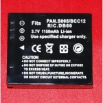 Bateria compatible Panasonic S005 BCC12 per a càmeres digitals i videocàmeres
