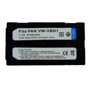 Bateria compatible Panasonic VBD1 VBD2E per a càmeres digitals i videocàmeres