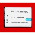 Bateria compatible Samsung SB-1137D Li-Ion 7.4V 1000mAh per a càmeres