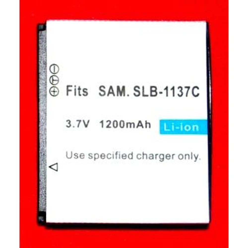 Bateria compatible Samsung SB-L1137C Li-Ion 7.4V 1600mAh per a càmeres