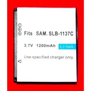 Bateria compatible Samsung SB-L1137C Li-Ion 7.4V 1600mAh per a càmeres