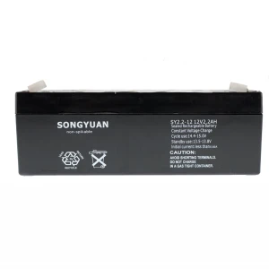 Songyuan Bateria gel plom 12V 2.2Ah SY2.2-12 per a alarmes i joguines elèctriques