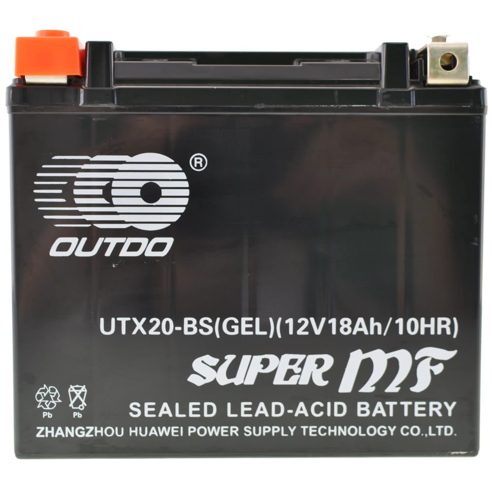 Bateria de gel YTX20-BS Harley Davidson 12V 20Ah d'alt rendiment i llarga durada