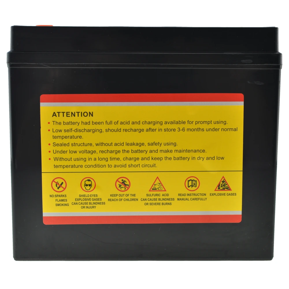 Bateria de gel YTX20L-BS per a moto 12V 20Ah d'alt rendiment i llarga durada