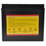 Bateria de gel YTX20L-BS per a moto 12V 20Ah d'alt rendiment i llarga durada