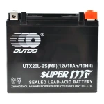 Bateria de gel YTX20L-BS per a moto 12V 20Ah d'alt rendiment i llarga durada