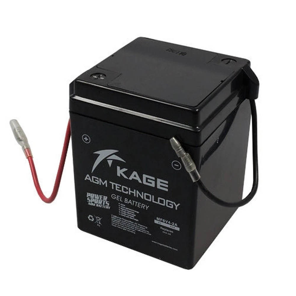 Bateria moto 6N4-2A-4 GEL - bateria de gel 6V 4AH per a motos compatibles