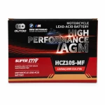 Bateria Moto AGM 12V 9Ah OUTDO HCZ10S-MF - Compatible Yuasa YTZ10S(-BS) / GTZ10S / ETZ10S