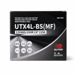 Bateria Moto AGM 12V 4Ah OUTDO UTX4L-BS(MF) - Compatible Yuasa YTX4L-BS / GTX4L-BS / ETX4L-BS