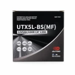 Bateria Moto AGM 12V 5Ah OUTDO UTX5L-BS(MF) - Compatible Yuasa YTX5L-BS / GTX5L-BS / ETX5L-BS