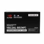 Bateria Moto AGM 12V 12Ah OUTDO YB12AL-BS(MF) - Compatible Yuasa YB12AL-A2 / GS YB12AL-A2 / 12N12-4A-1 (flooded similar)