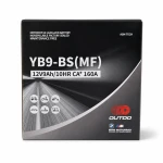 Bateria Moto AGM 12V 9Ah OUTDO YB9-BS(MF) - Compatible Yuasa YB9-B / GS GM9Z-3B-1 / GS YB9-B / 12N9-4B-1 (flooded)