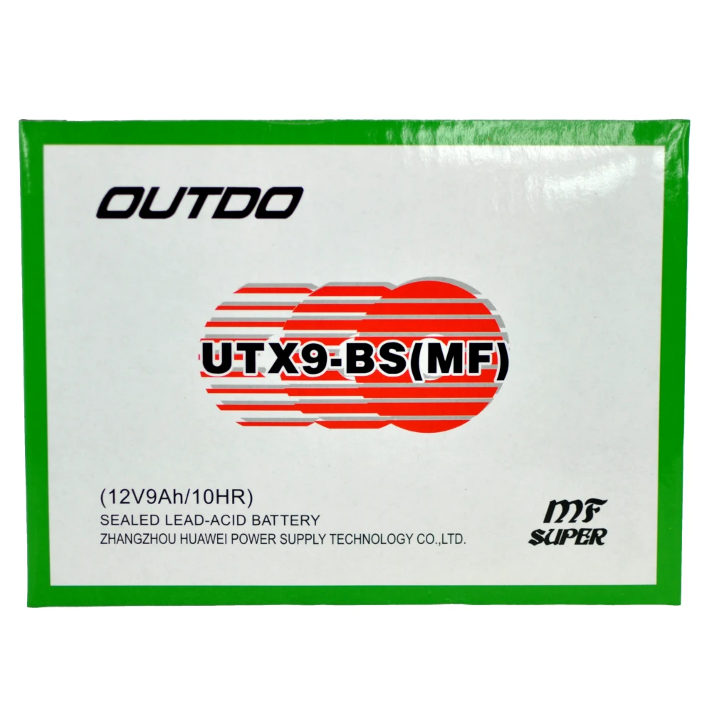 Bateria moto UTX9A YTX9-BS gel d'alt rendiment i llarga durada