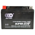 Bateria moto UTX9A YTX9-BS gel d'alt rendiment i llarga durada