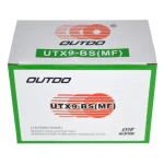 Bateria moto UTX9A YTX9-BS gel d'alt rendiment i llarga durada