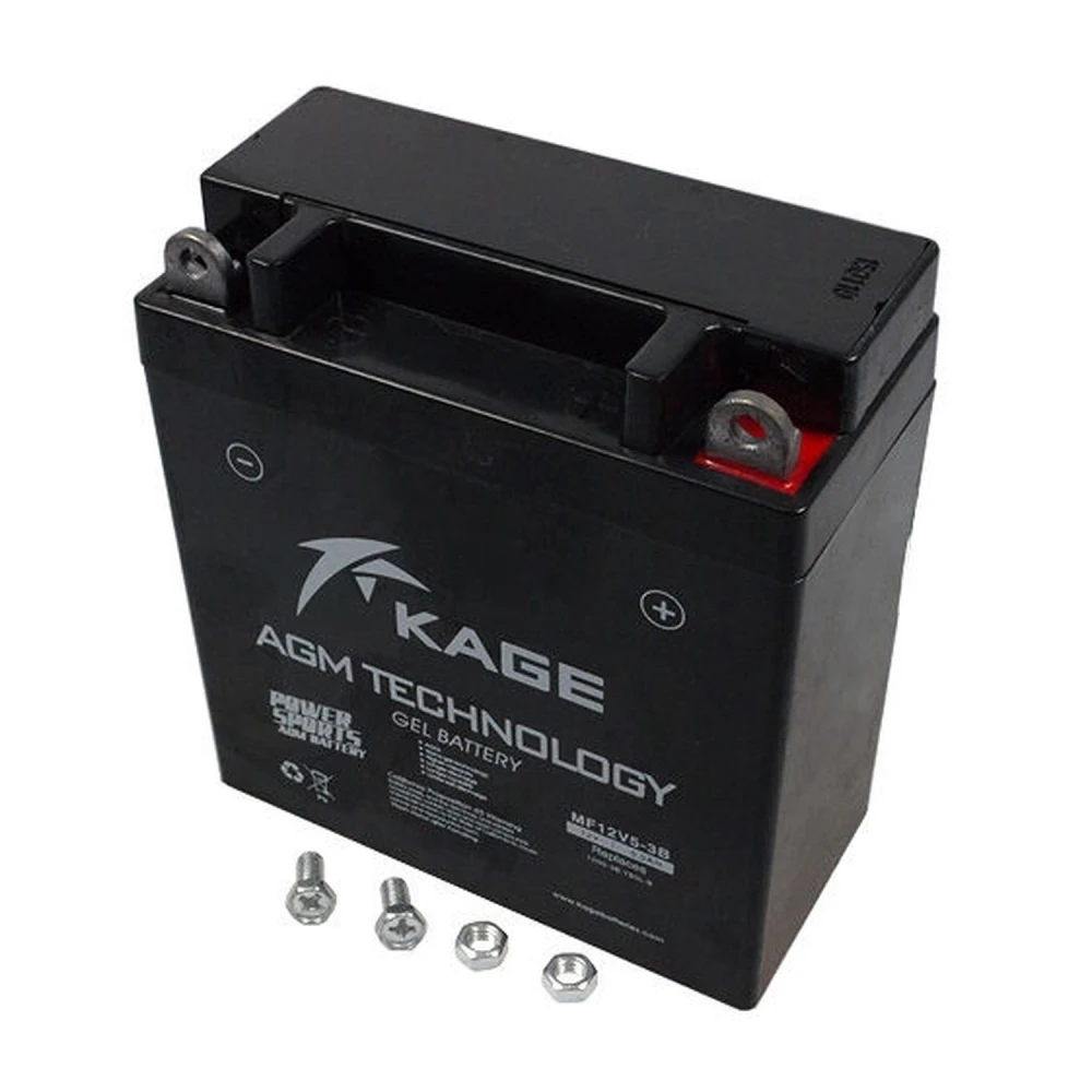 Bateria moto YB5L-B Gel 12V 5,5Ah per a motos d'alt rendiment