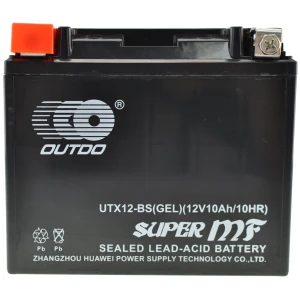 Bateria moto YTX12-BS gel - bateria de gel d'alt rendiment