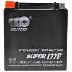 Bateria moto YTX16-BS gel - bateria de gel d'alt rendiment