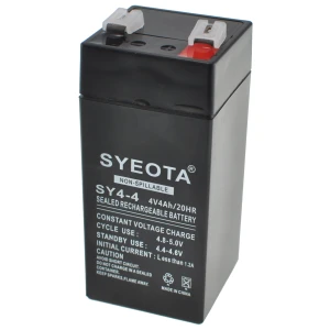 Bateria de plom 4V 4Ah recarregable SY4-4 per a alarmes, balances i joguines