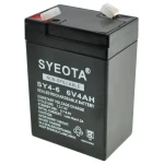 Bateria de plom 6V 4Ah recarregable SY4-6 per a alarmes, balances i joguines