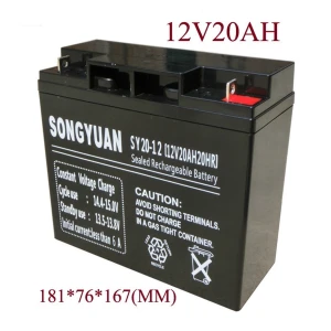 Bateria de plom recarregable 12V 20Ah SY20-12 compatible amb múltiples models