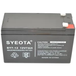 Bateria plom recarregable 12V 7Ah SY7-12 per a alarmes, UPS i més