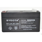 Bateria de plom recarregable 6V 1.3Ah per a alarmes antirobatori i incendi SY6V1.3