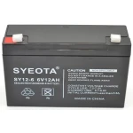 Bateria de plom segellada 6V 12Ah SY12-6 recarregable