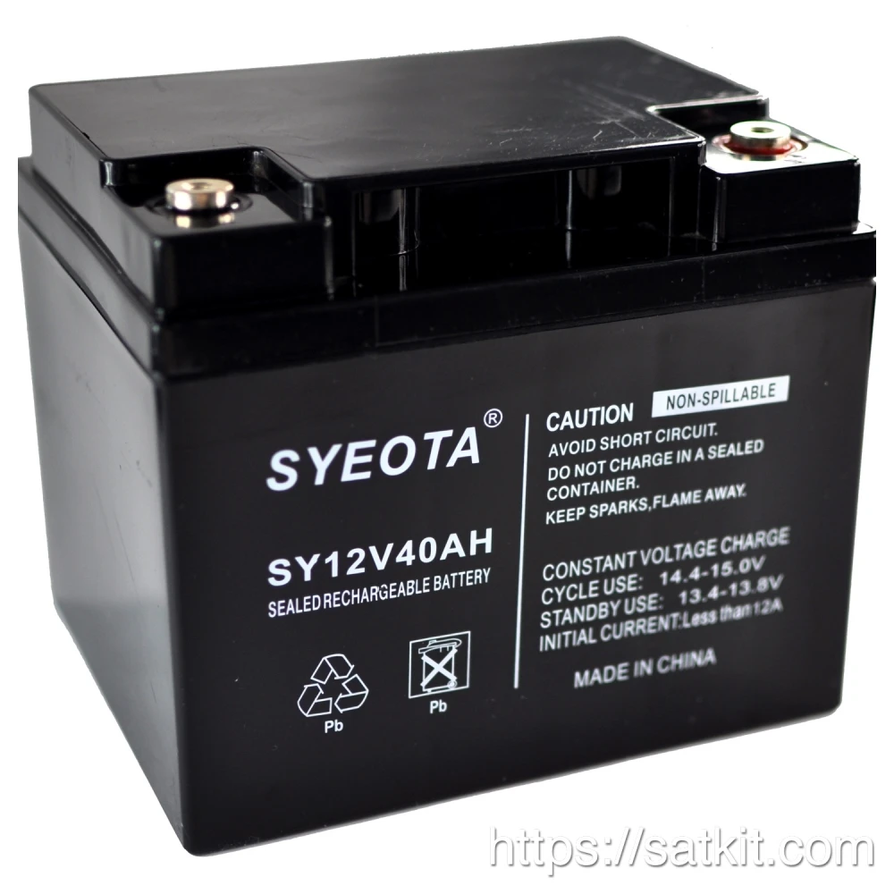 Bateria de plom segellada recarregable 12V 40Ah Sy40-12