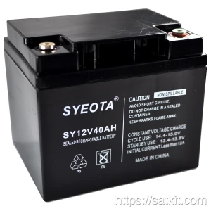 Songyuan Bateria de plom segellada recarregable 12V 40Ah Sy40-12