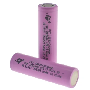 Bateria recarregable 18650 2000mAh 3,7V de liti Satkit