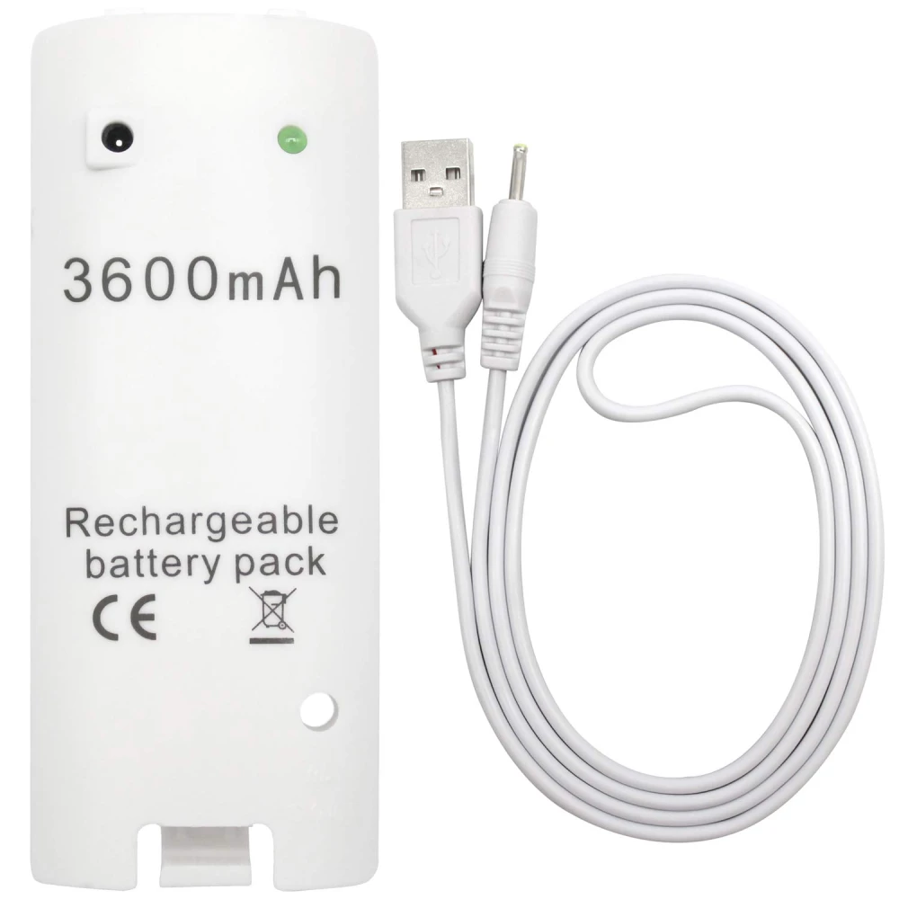 Bateria recarregable 3600mAh per a comandaments Wii - Potència i durada