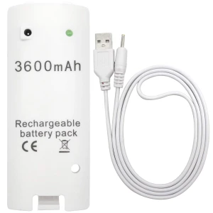 Bateria recarregable 3600mAh per a comandaments Wii - Potència i durada