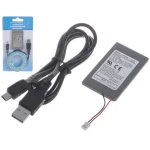 Bateria recarregable per a comandament PS3 1800mAh amb cable USB per a PlayStation 3