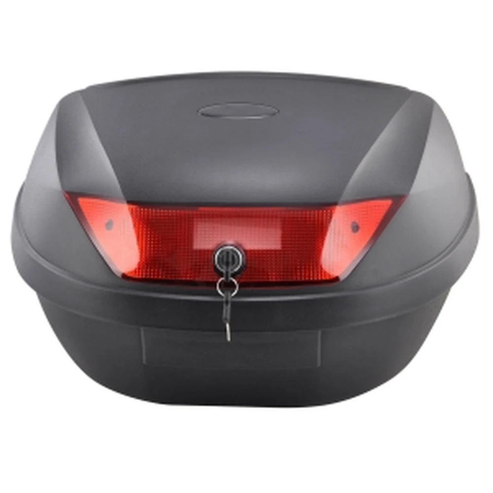 Baúl de moto para 2 cascos 48L - Maleta XXL universal para scooter y motocicleta