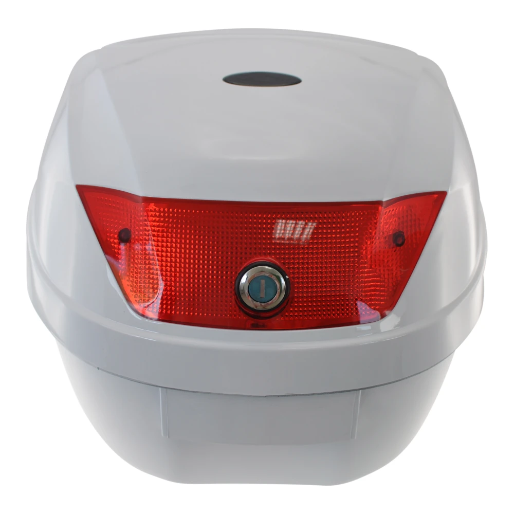 Baül de moto universal 28L blanc - Maleta portacasc per a 1 casc