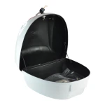 Baül de moto universal 28L blanc - Maleta portacasc per a 1 casc