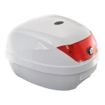 Baül de moto universal 28L blanc - Maleta portacasc per a 1 casc