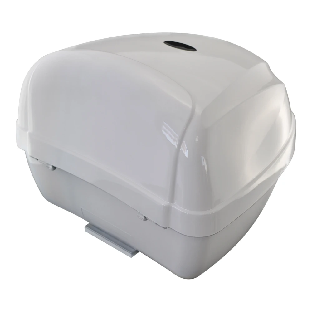 Baül de moto universal 28L blanc - Maleta portacasc per a 1 casc