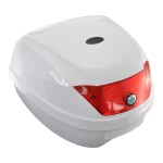 Baül de moto universal 28L blanc - Maleta portacasc per a 1 casc