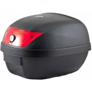 Baül de moto universal 28L per a casc amb pany i reflectors