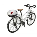 Maleta portacasc de bicicleta 17L blanc JZH-818 per a 1 casc