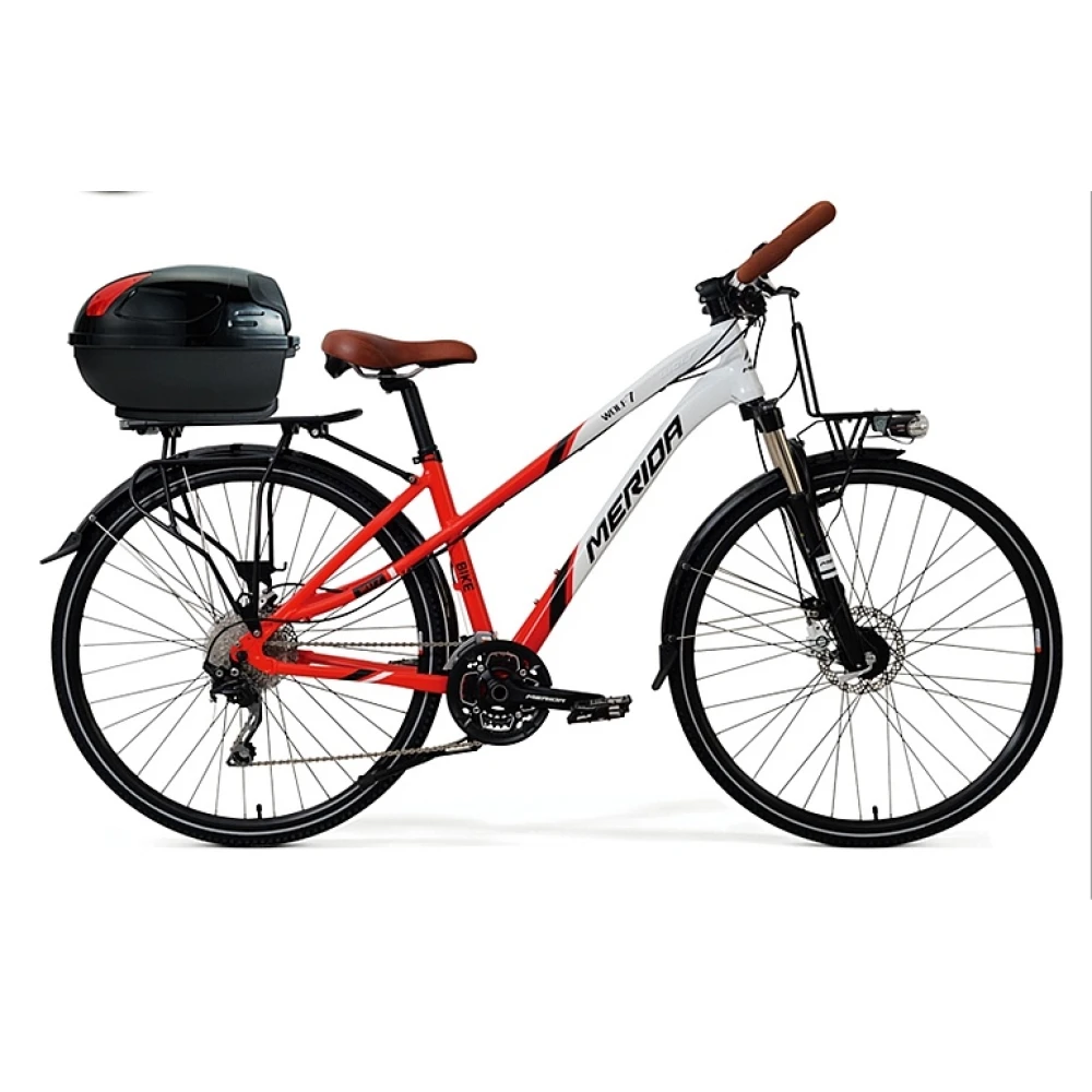 Baül portacasco bicicleta 17L negre JZH-818 per a 1 casc amb pany